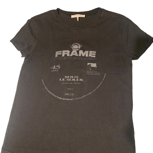 Frame Records Graphic Tee  Charcoal - Picture 4 of 7
